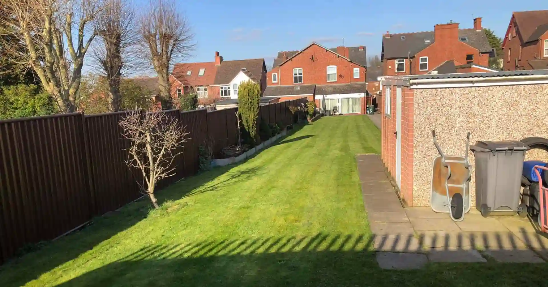 Completed garden and landscaping project